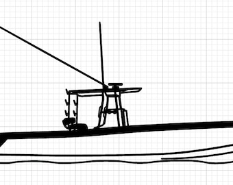 Download Center Console Boat Etsy
