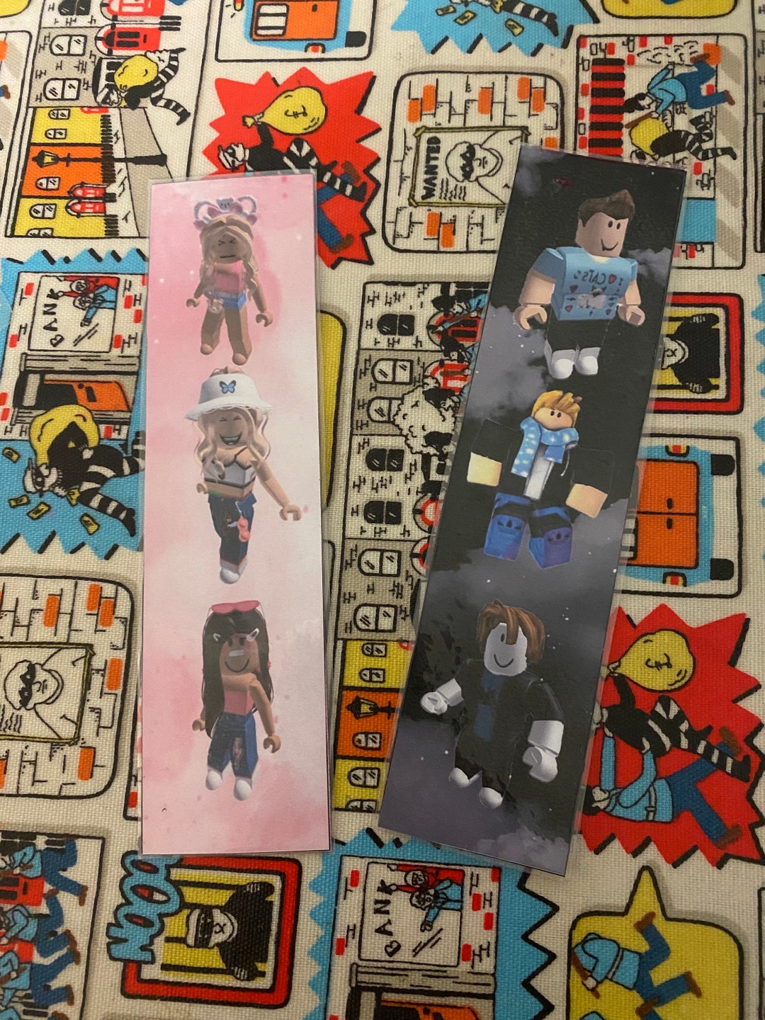 Roblox Inspired Bookmarks Two Designs to Choose From Pink or - Etsy