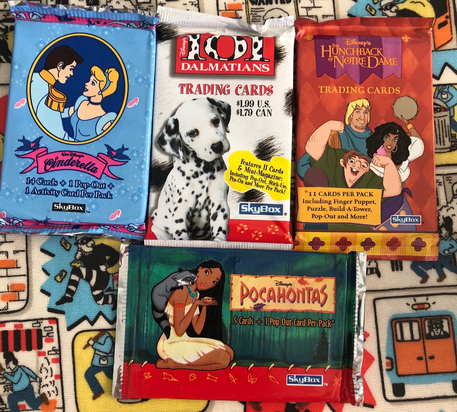 Disney 90s trading card selection Pocahontas Cinderella Etsy