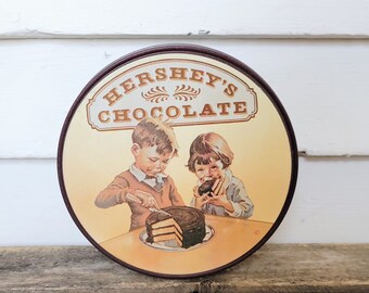 Hershey S Metal Tin Etsy