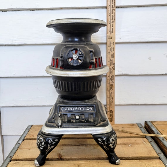 Vintage Arnel's Pottery Ceramic Pot Belly Stove Lamp - Etsy Australia