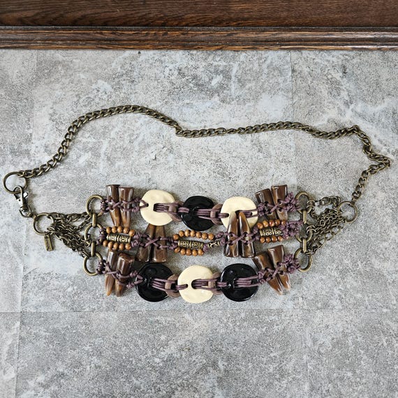 Chico’s Chain Belt Black Brass Chico main image 4
