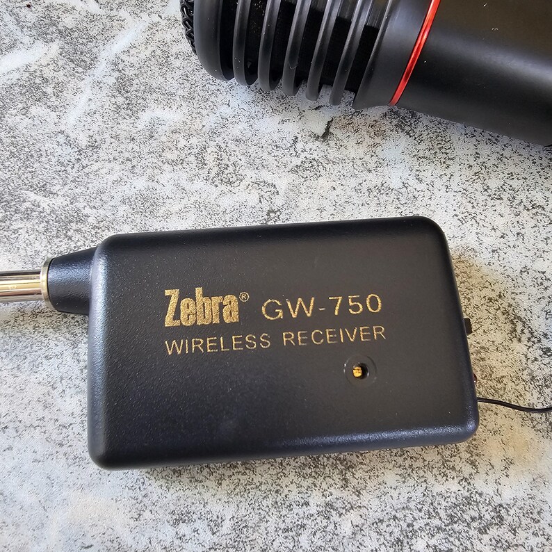 Zebra GW750 Wired/wireless Microphone System: Simple Easy to Use Mic - Etsy