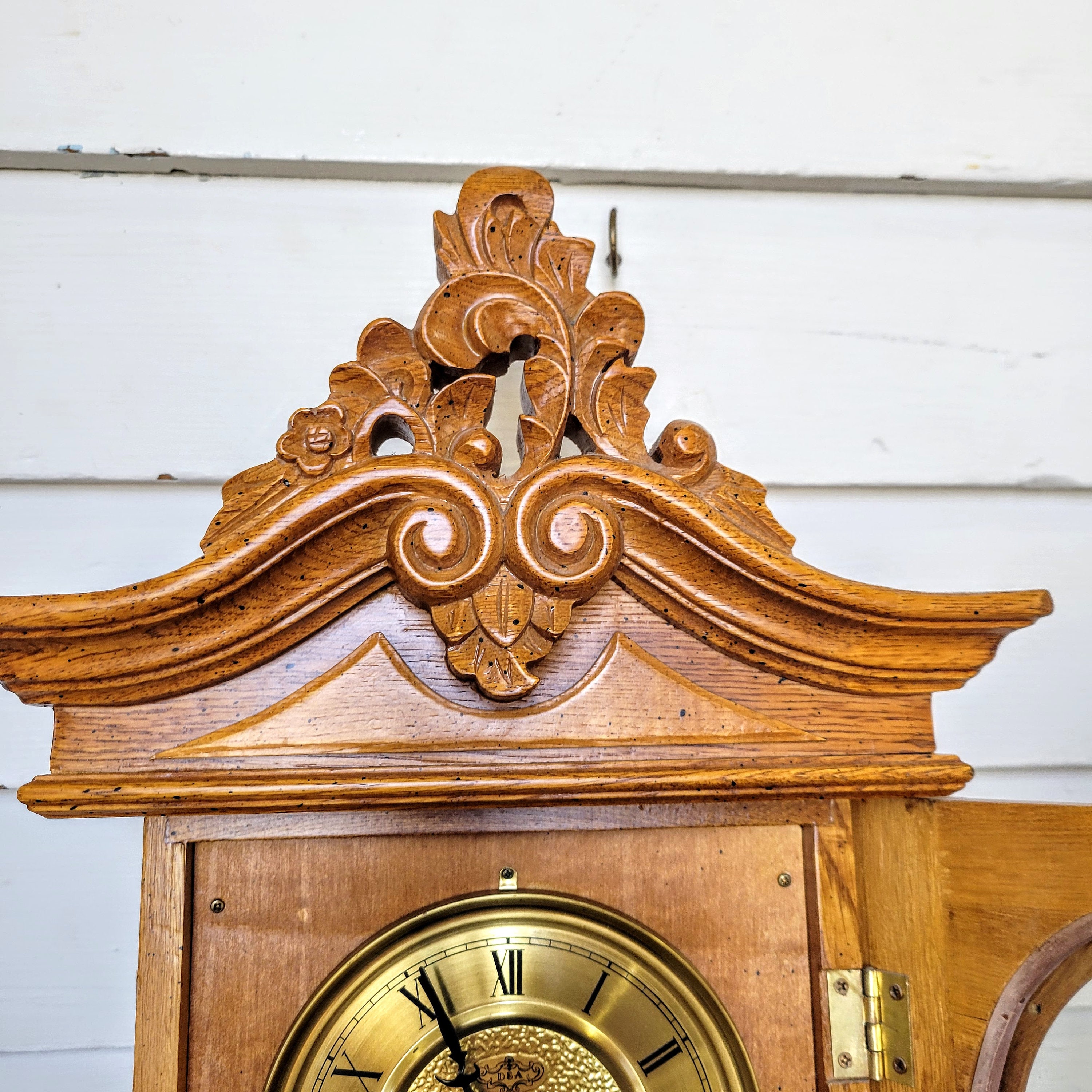 Vintage D&A Wall Clock Working Pendulum Key Windup Chime Etsy