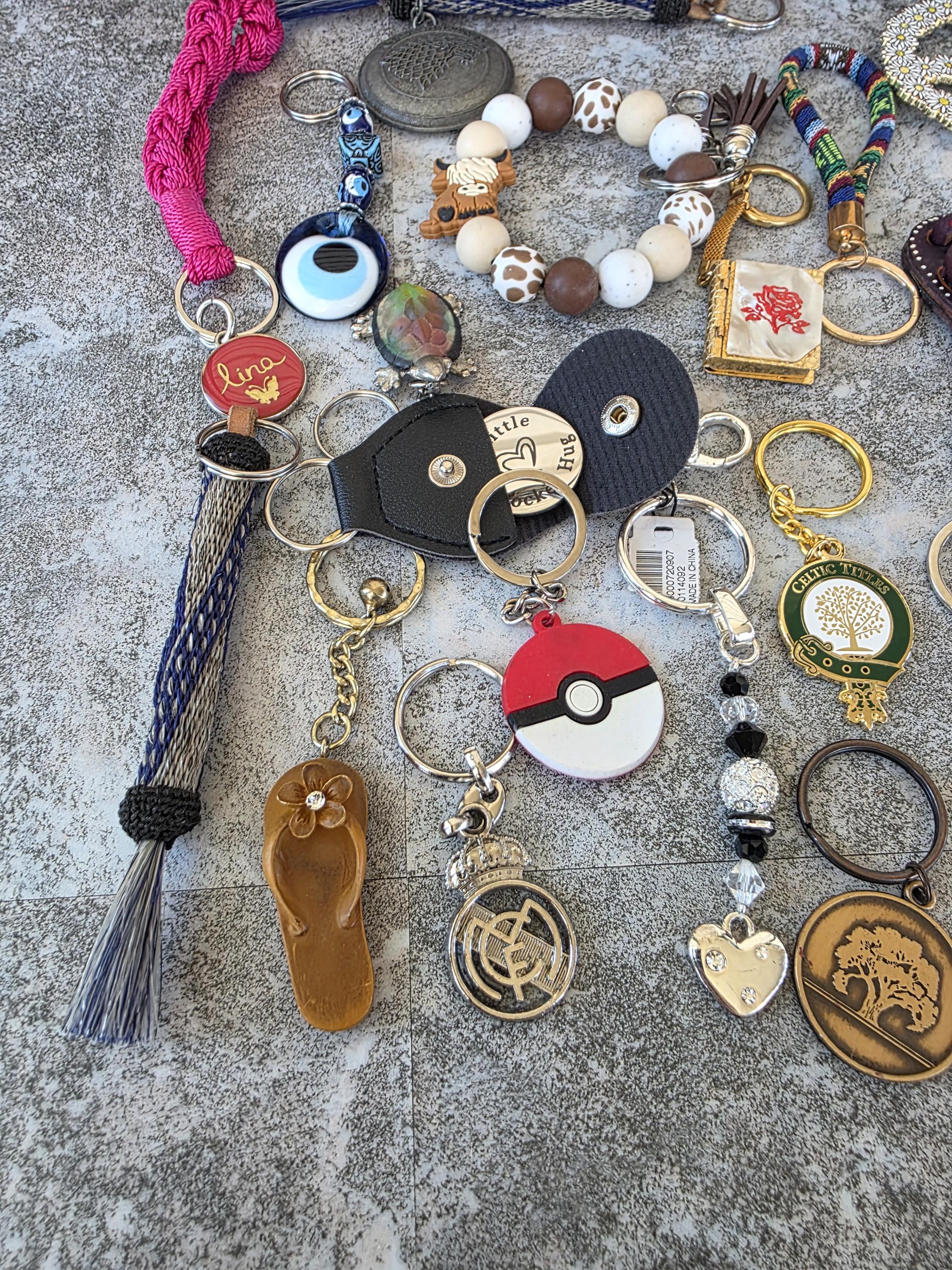 Keychains Lot Vintage to Mod Keychains Mixed Lot: 33 Key Chains, New and Used - Etsy