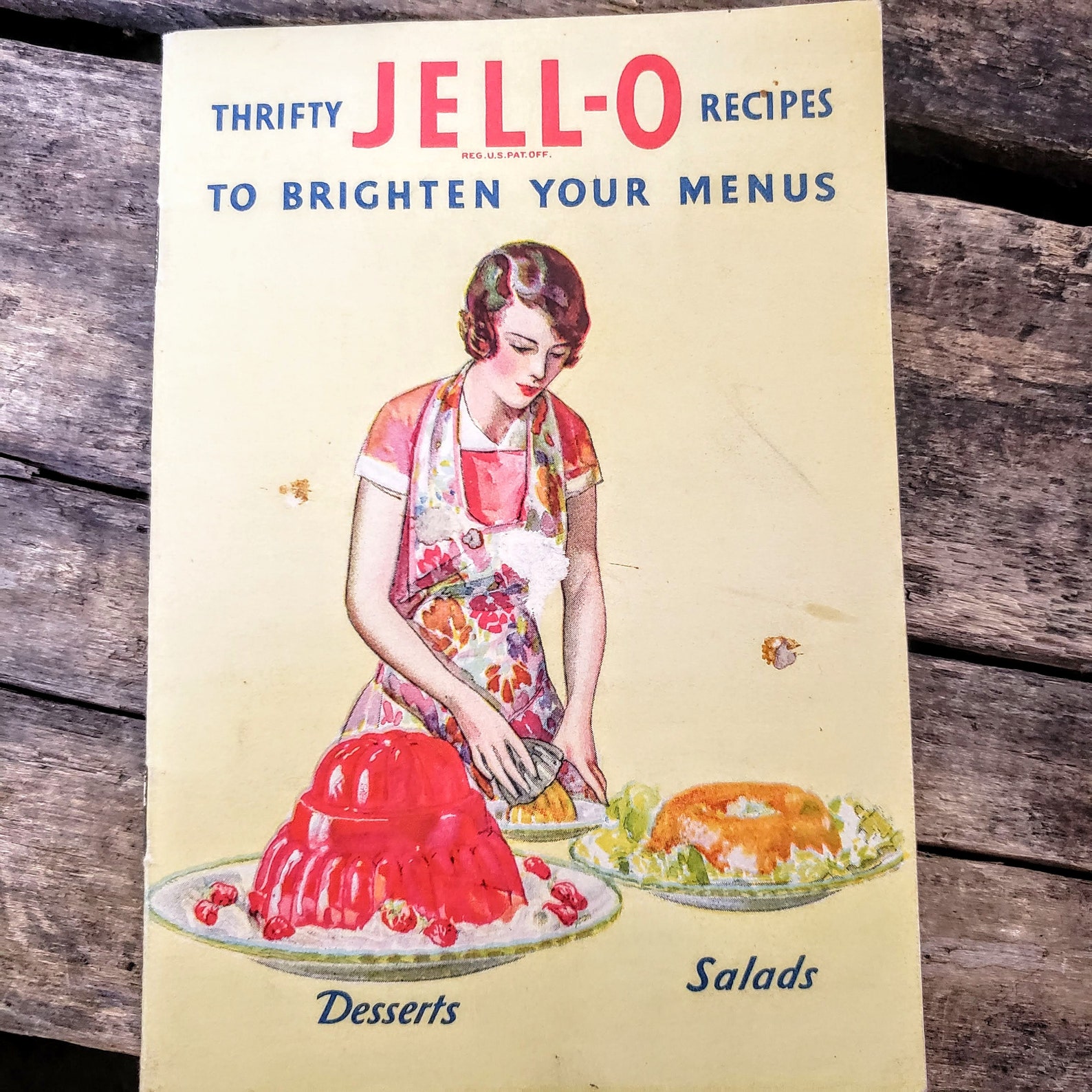 Vintage Jello jello recipe book JELLO cookbook Etsy