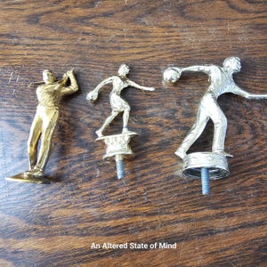 ヴィンテージ ボウリング フィギュア 置物 Vintage Bowler Figure - Etsy