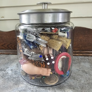 Vintage Junk Drawer Lot: Assemblage Supplies, Mixed Media Art