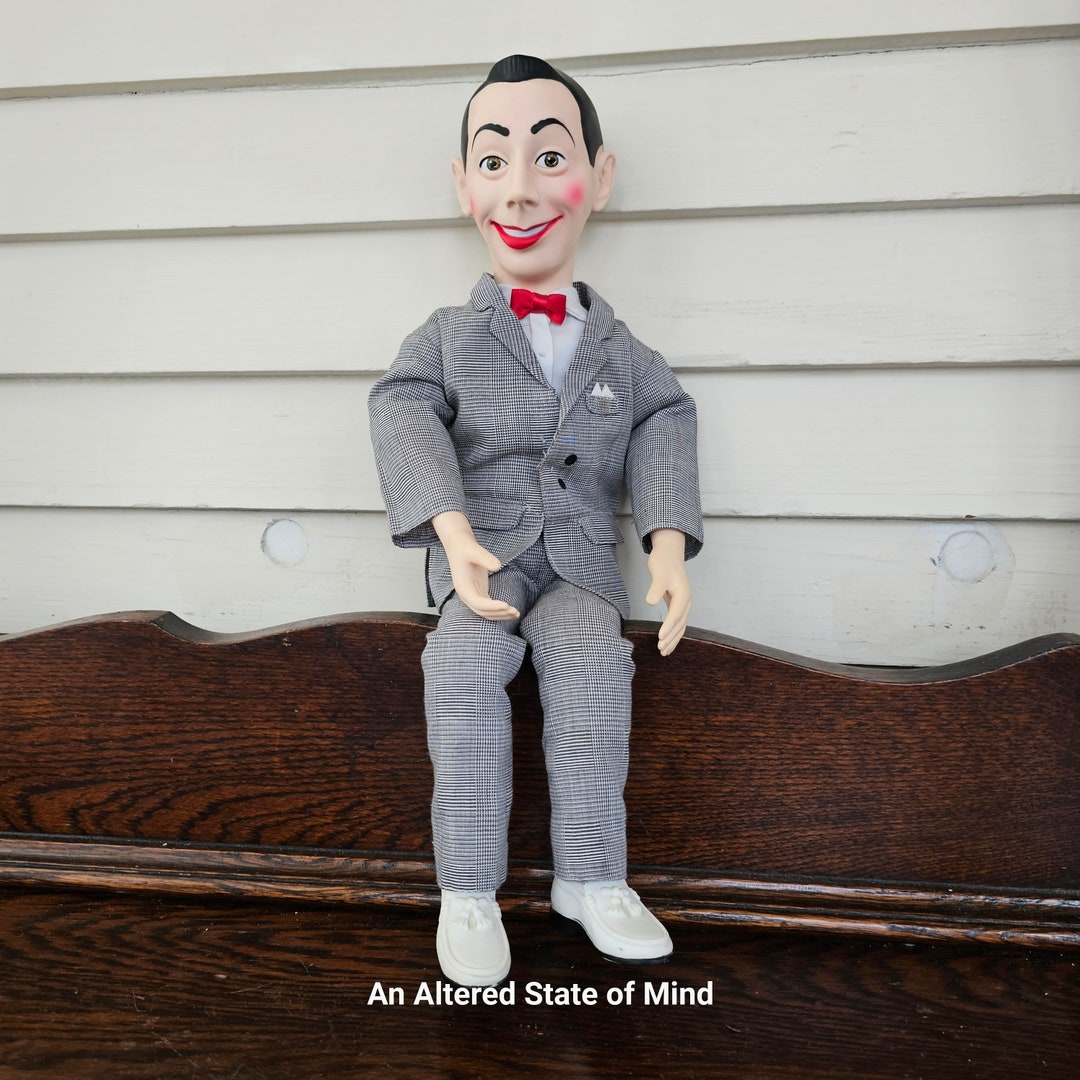 Vintage Talking Pee Wee Herman Doll Works Matchbox Pull String Voice ...