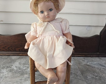 Vintage Sankyo Bisque Doll Set, Monsieur Giraud Boy Girl Doll