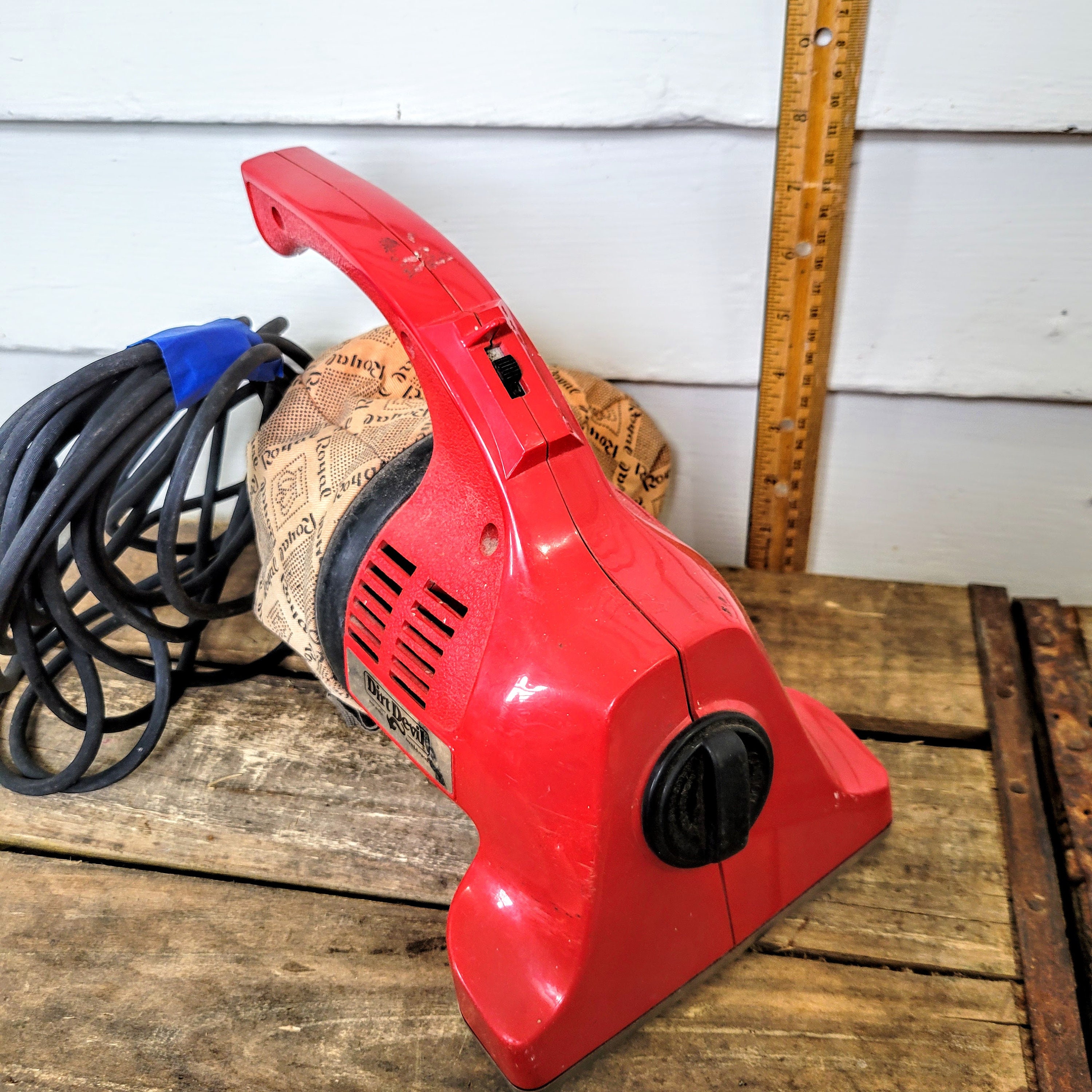 Vintage Dirt Devil hand vacuum model 103 with spinning brush Etsy