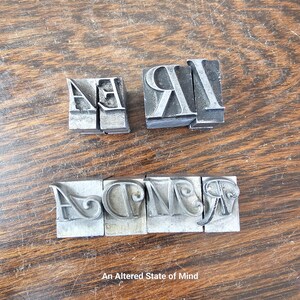 Lowercase Alphabet Letterpress Printing Blocks - Etsy