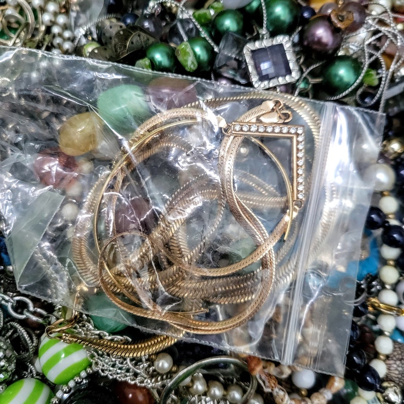 2 or 4 Pounds Nice All Wearable Jewelry Mystery Lot Wearing Etsy