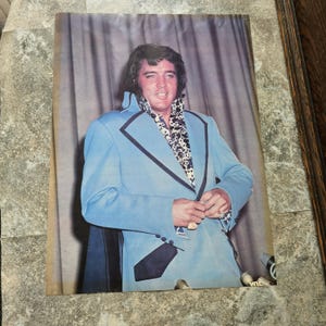 Vintage Elvis Presley Photograph: 1972 Madison Square Garden Portrait