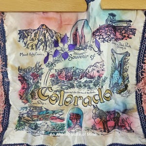 Vintage Souvenir Pillow - Etsy
