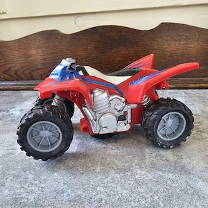 Vintage 2002 Spiderman ATV - Toy Biz Battery Operated 4-Wheeler