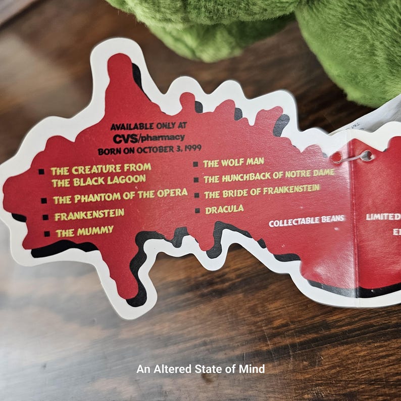 Vintage Creature From the Black Lagoon Collectible Plush, 1999