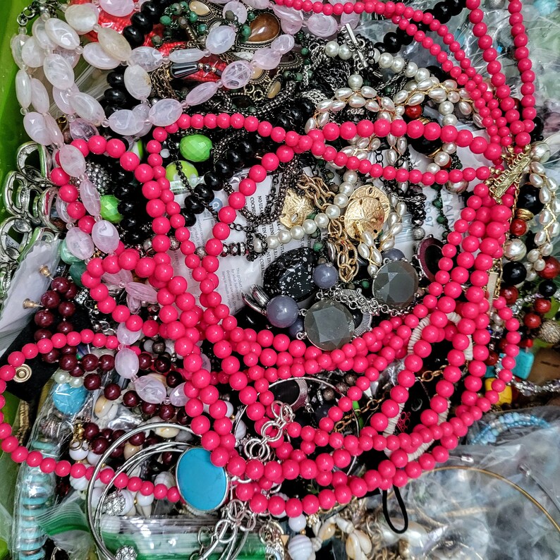 2 or 4 Pounds Nice All Wearable Jewelry Mystery Lot Wearing Etsy