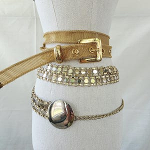 Gold Circle Chain Belt - Etsy display picture 2