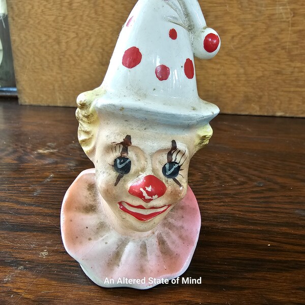 Porcelain Clown Doll Etsy