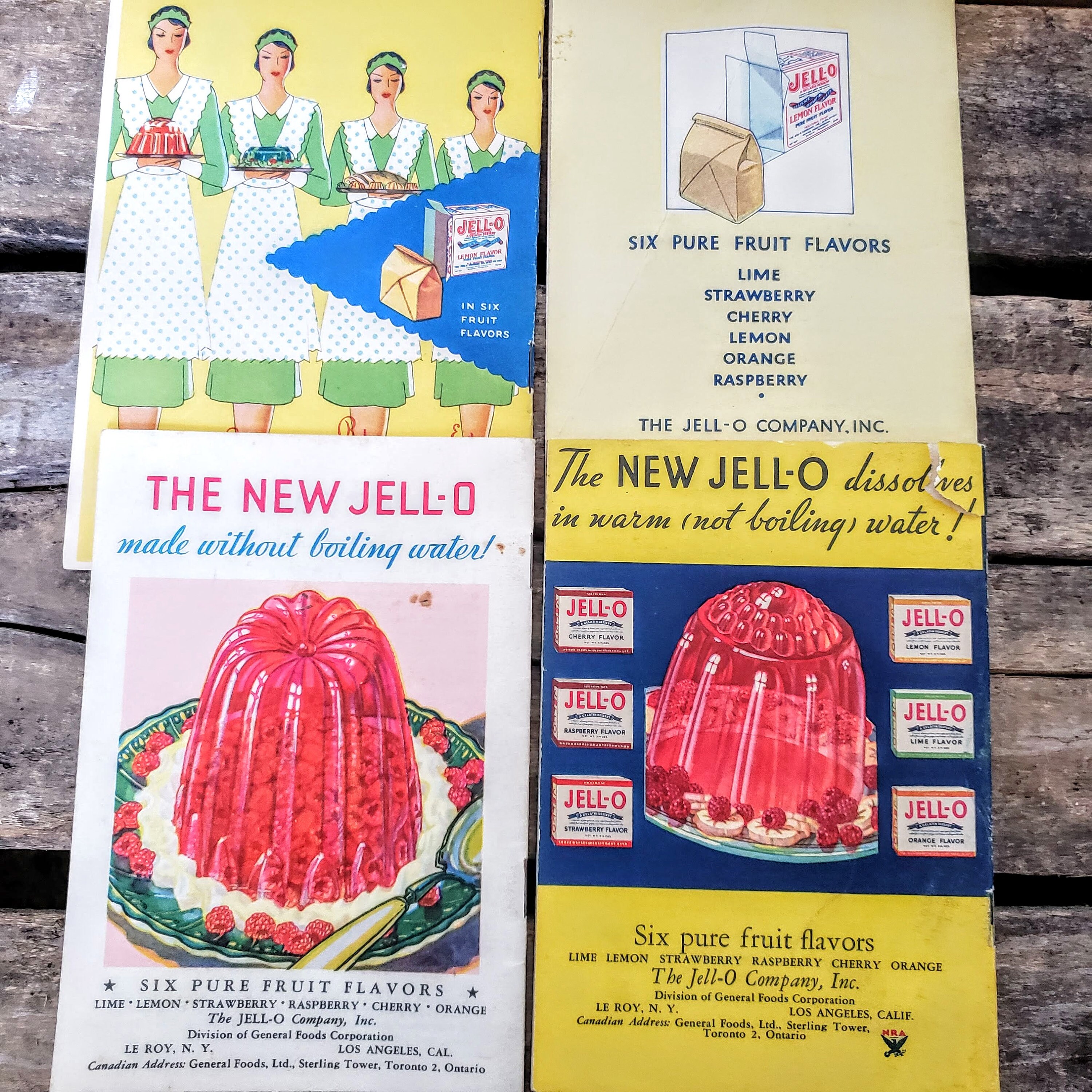 Vintage Jello jello recipe book JELLO cookbook Etsy