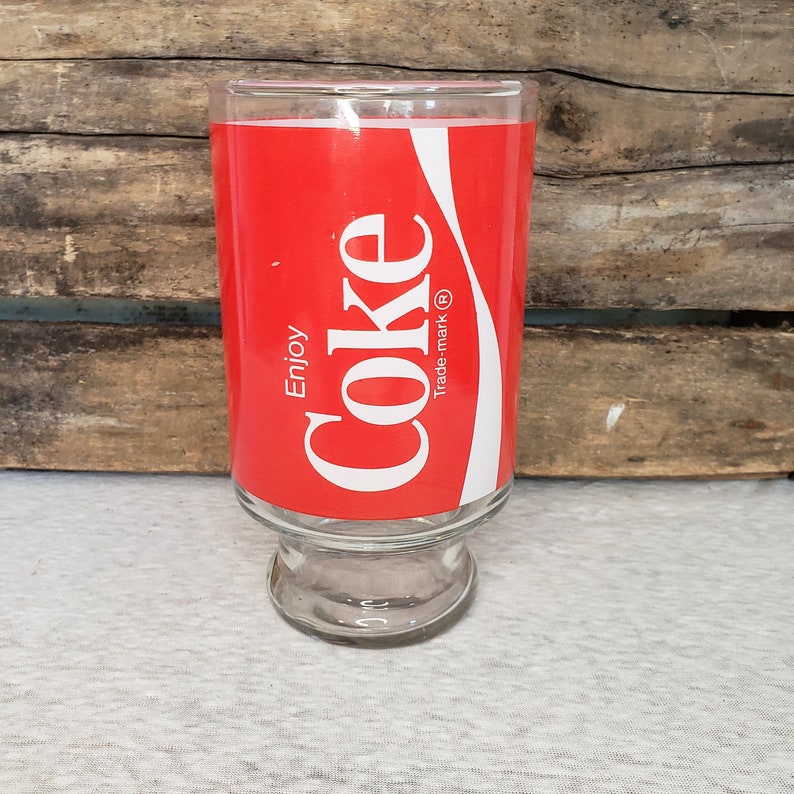Vintage Cocacola classic glass vintage old 32 oz Etsy