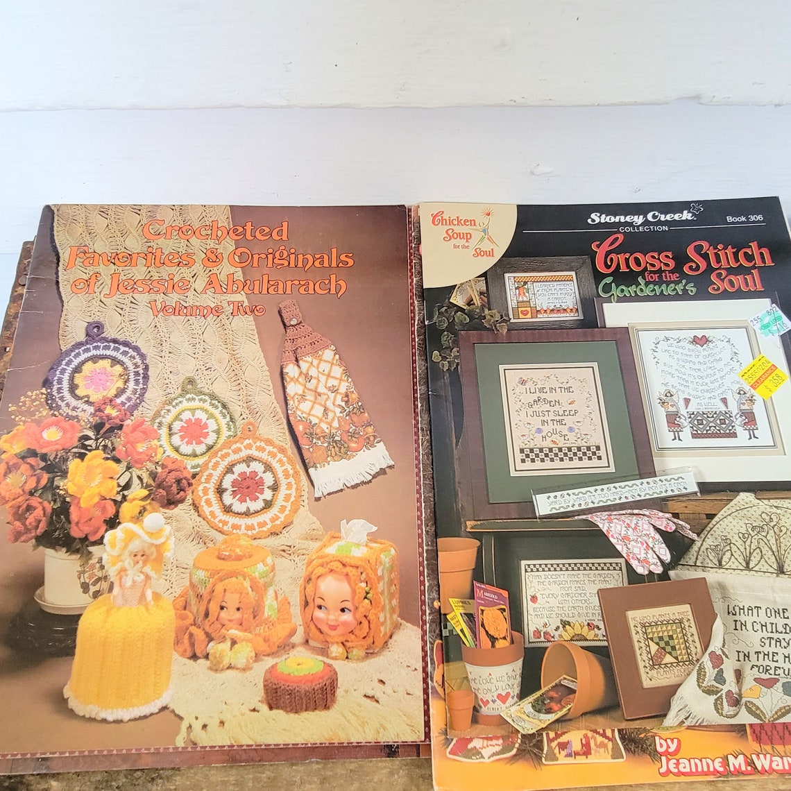 9 Vintage cross stitch pattern books diy gifts needlework Etsy
