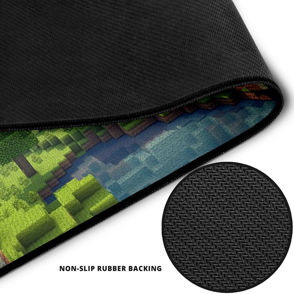 Discover Planet Minecraft Anti Slip Mouse Mat