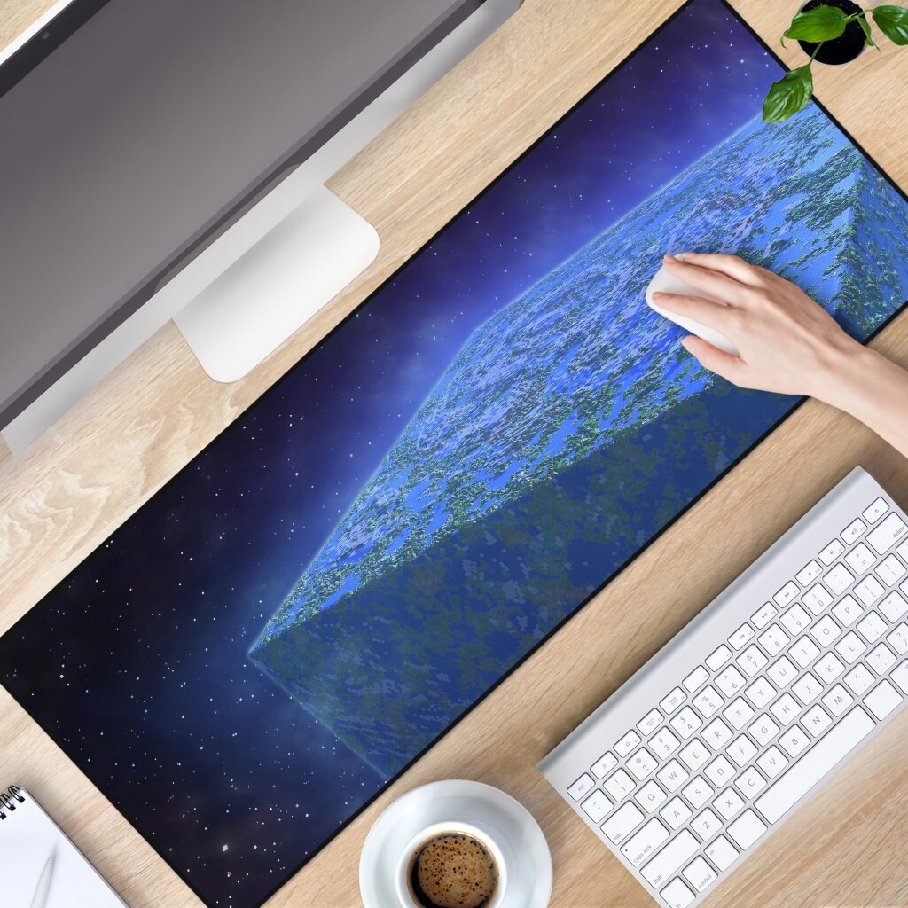 Discover Earth Minecraft Anti Slip Mouse Mat