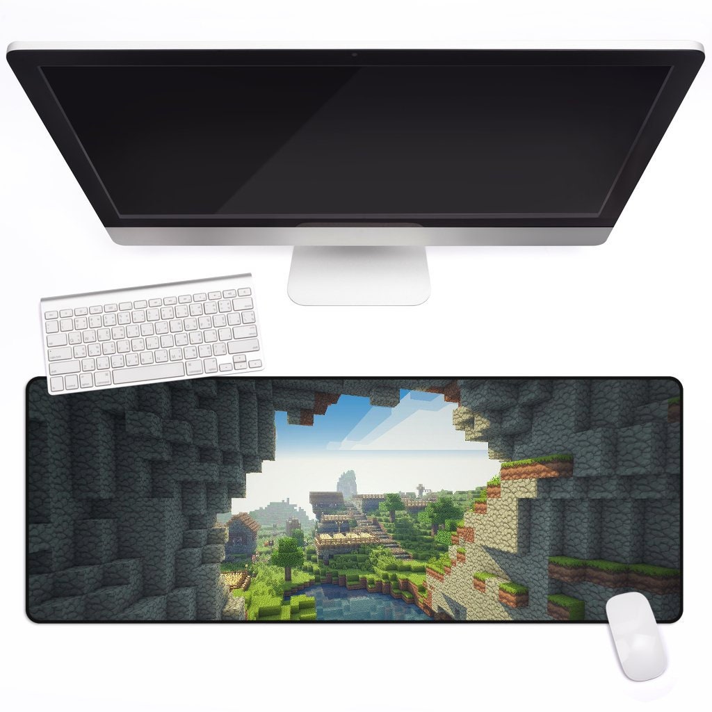 Discover Planet Minecraft Anti Slip Mouse Mat