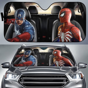 Iron man sale windshield sun shade