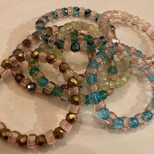 Czech Glass Beaded Bracelets