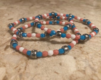 Transgender Pride Bracelet- LGBTQ+ Trans Pride Jewelry