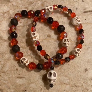 Halloween Skull Bracelets
