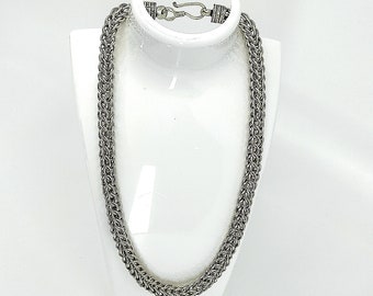 925 Silver Necklace 19 Inch  Length Unisex Men's and Women's Silver  hook style closure  Jewelry Gift