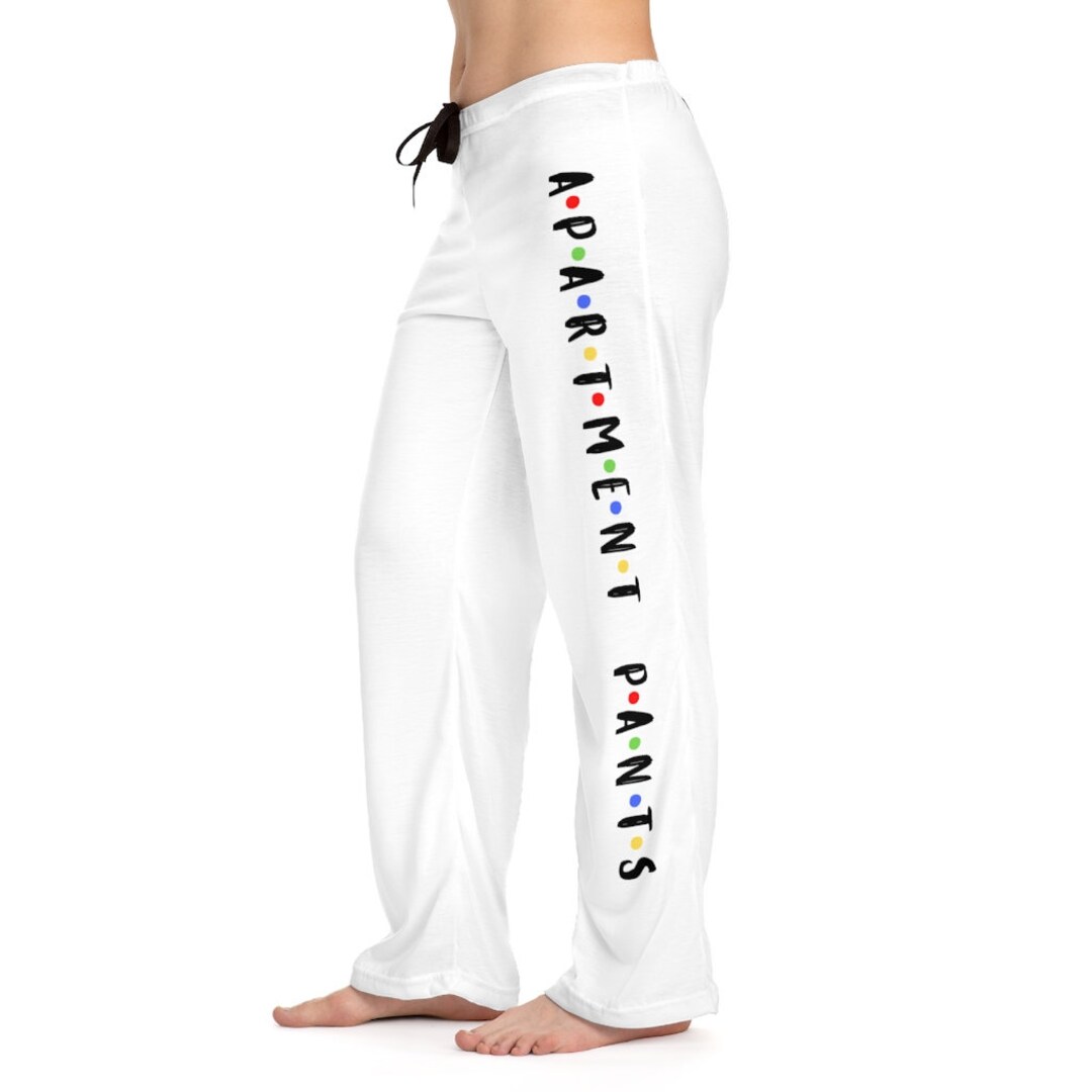 I Love NY White All-over Print Pajama Pants