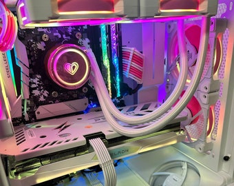 Ready To ship - Willow - The Mid sized Pre Built Gaming Computer - in an NZXT Flow Case - With RGB Streamers
