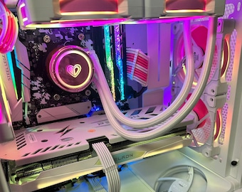 Ready To ship - Willow - The Mid sized Pre Built Gaming Computer - in an NZXT Flow Case - With RGB Streamers