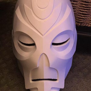 Mask or Helmet (Halloween / Dress Up or Cosplay) 3D Printing Service in PLA plastic - Custom Size & Color - Send us the STL -