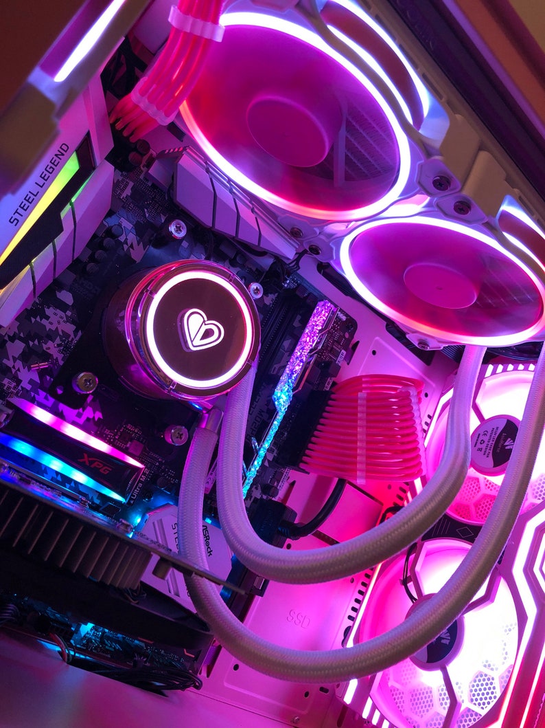 The Underevelynne ® the Original Pink Gaming Computer Etsy