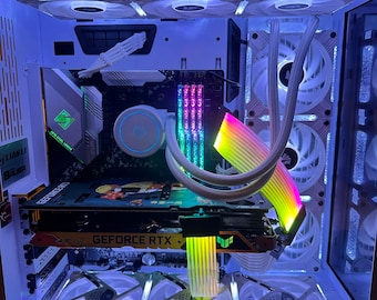 Sold Out - TALIA - The Crystal Anime Pre Built Gaming Computer - in the Lian Li Case - With RGB Streamers