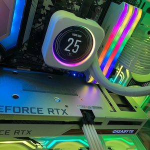 White Moon - Prebuilt Gaming Computer In Micro Lian Li Case - White or Black PC
