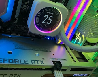 White Moon - Prebuilt Gaming Computer In Micro Lian Li Case - White or Black PC