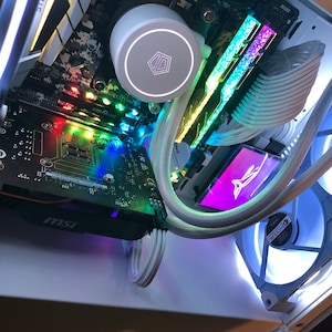 Ashley - The White Gaming Computer - White PC