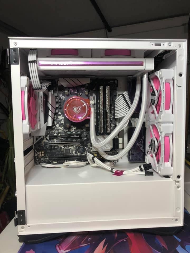 Pink Gaming Computer Pink 