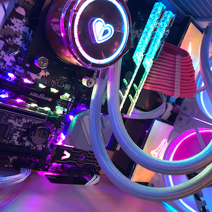 The Essential Evelynne ® - The Original Pink Gaming Computer (Prebuilt Streaming and Gaming Pink PC - Integrated Graphics Card +)