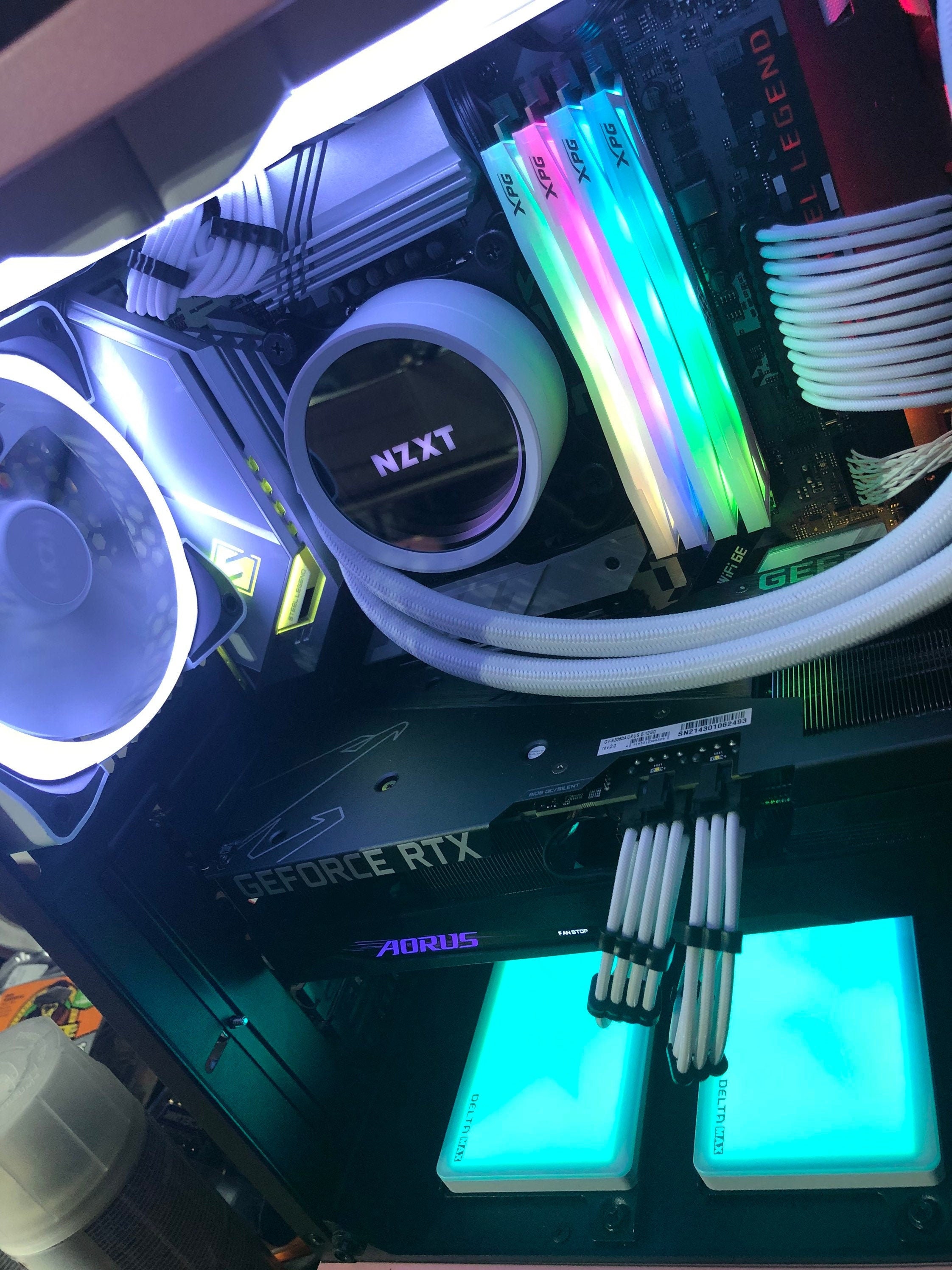 The Kendra - Pink and White Intel Gaming PC NZXT Custom Build PC for Gaming