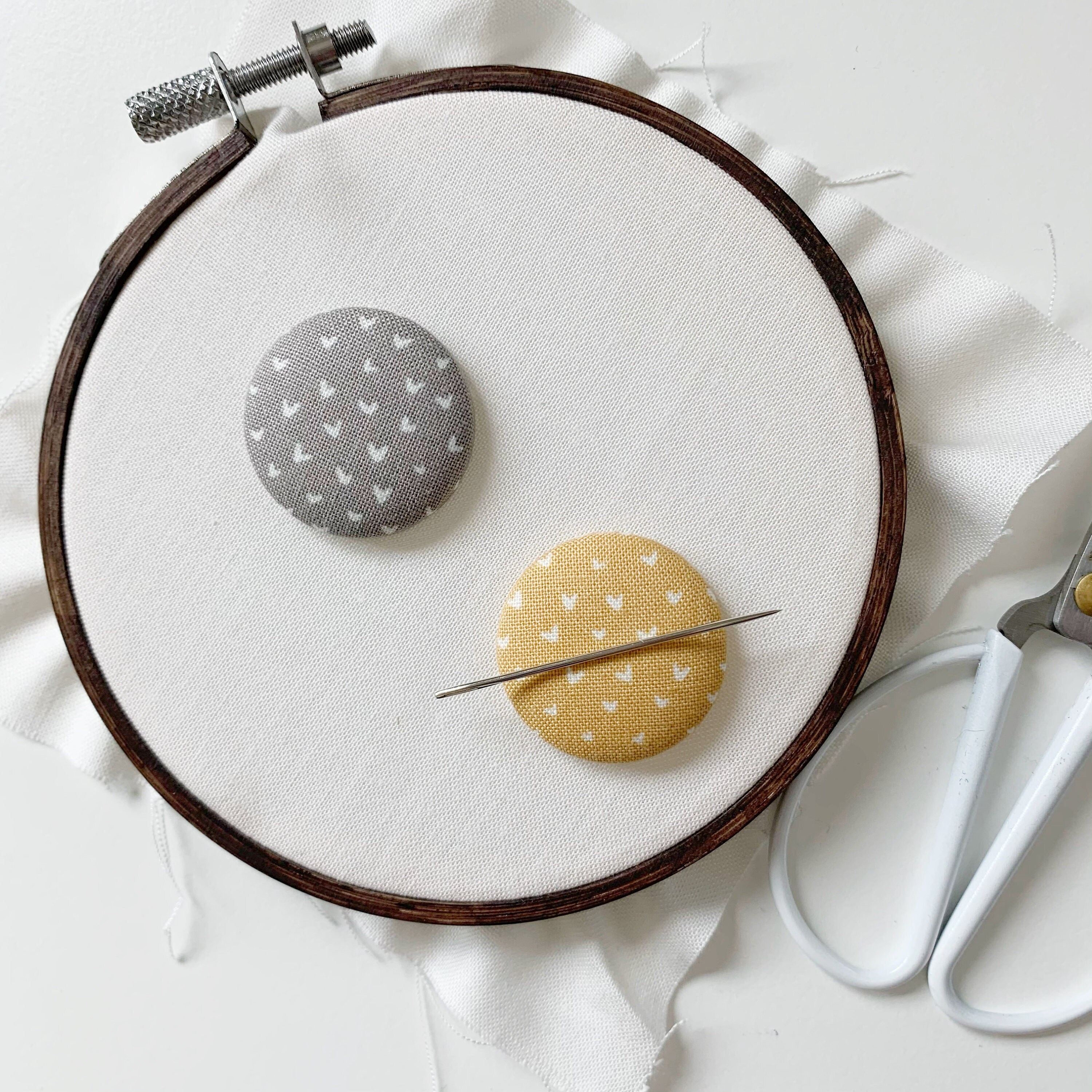 Hearts Button Needle Minder Magnetic Needle Minders Needle | Etsy