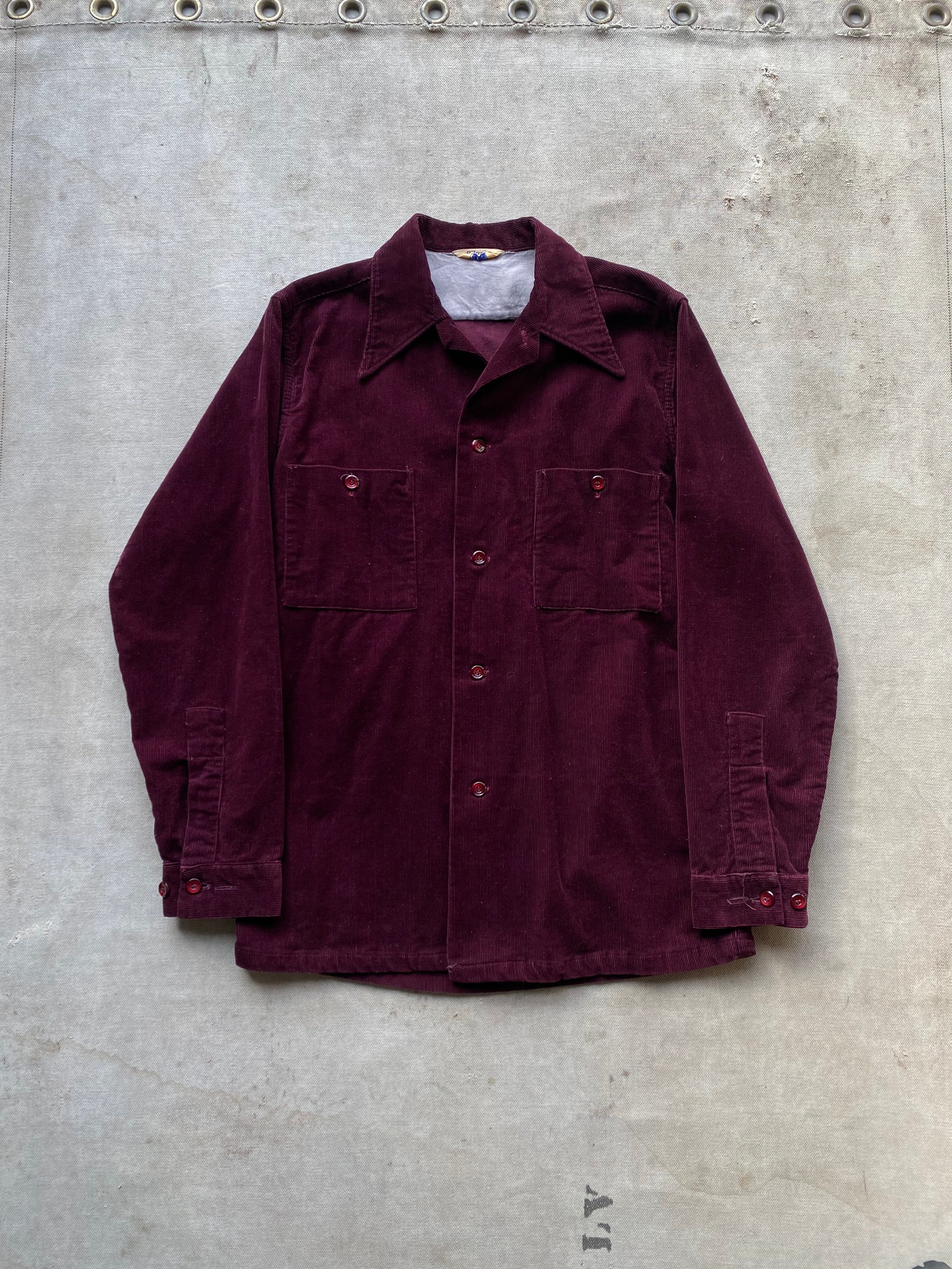 Vintage 1950's Pilgrim Corduroy Button up Shirt - Etsy