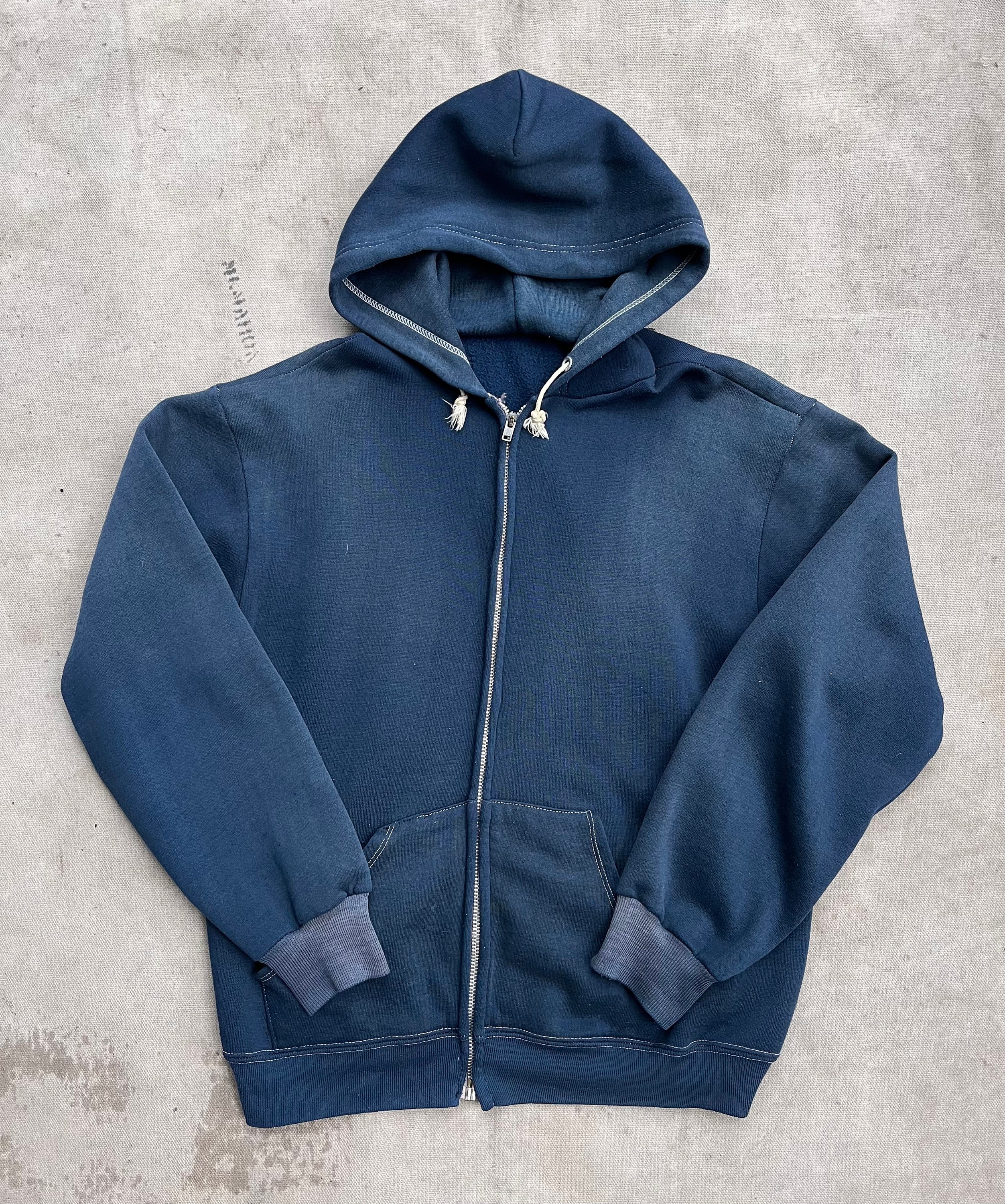 トップス Sears 60~70s Quilting Sweat Vintage 1960's/70's Faded Sears Zip up Sweatshirt - Etsy